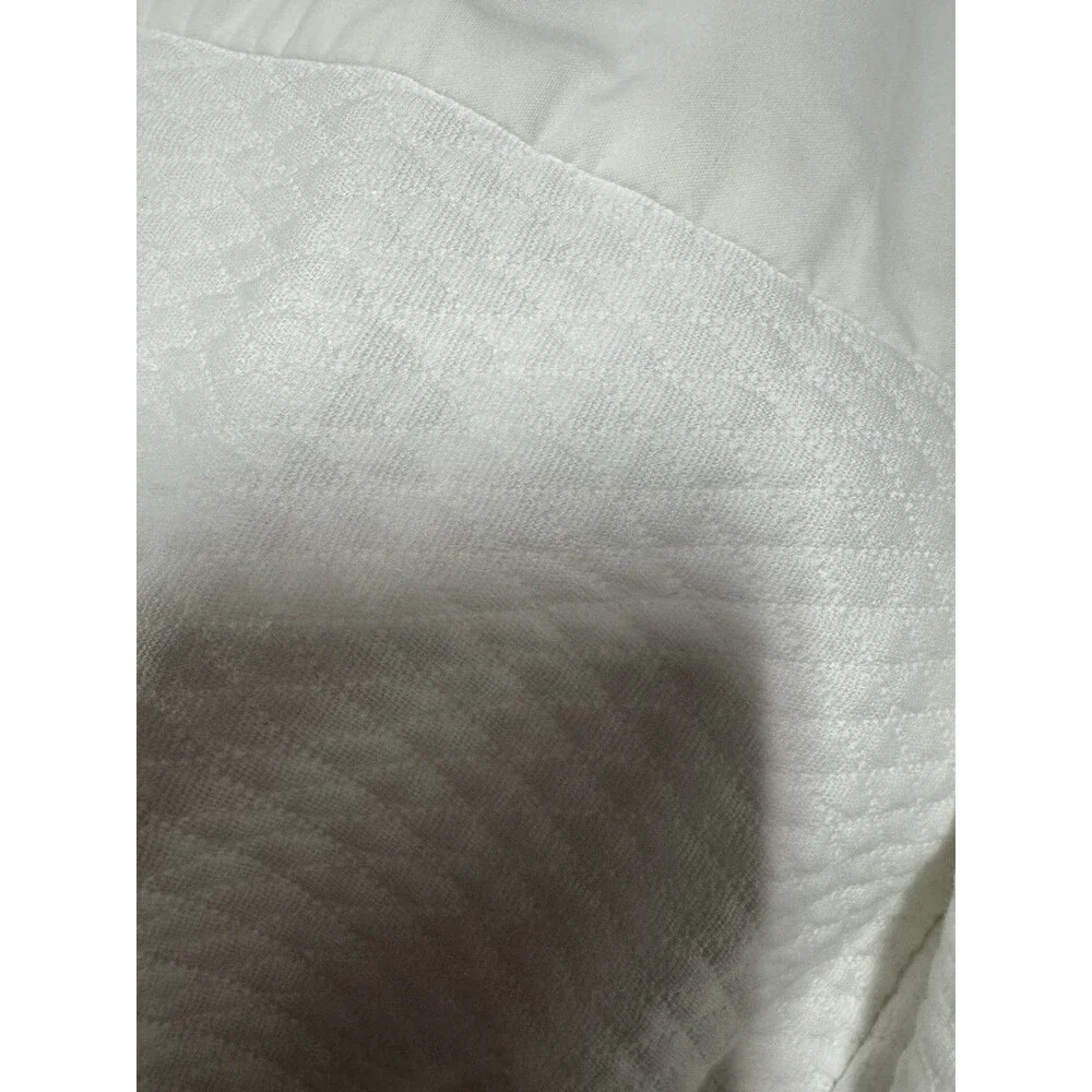 Garnet Hill  Matress  Cover-White  100% Cotton SZ TWIN  NEW Unopened!